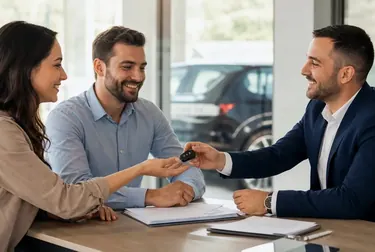 Profissional ajudando em um processo de transferência de veículo em São Caetano do Sul.